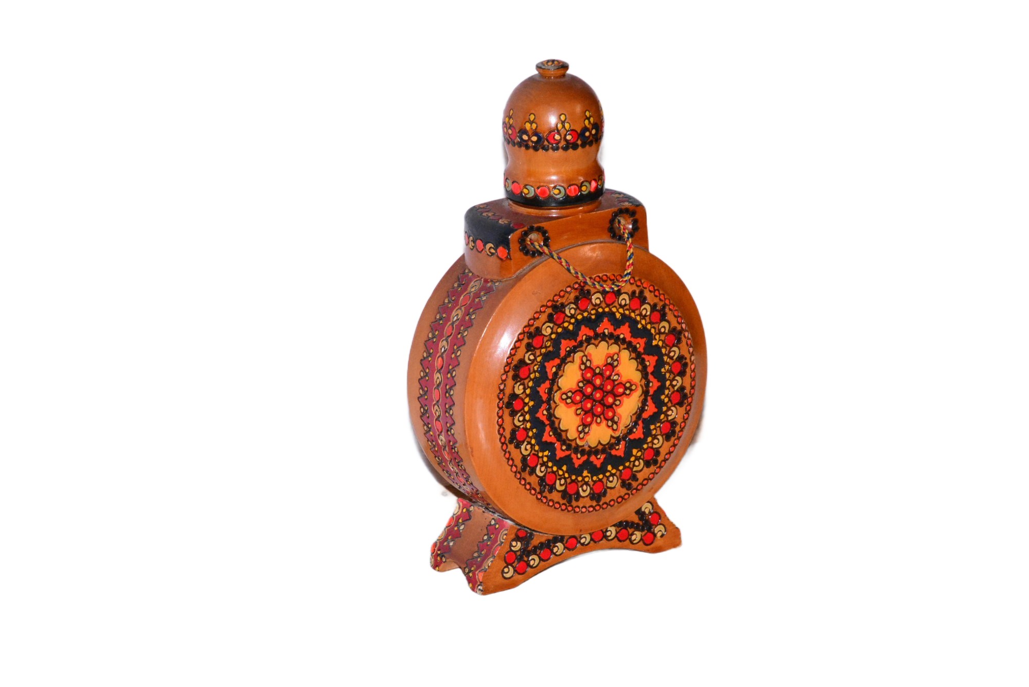 Holzflasche Deko