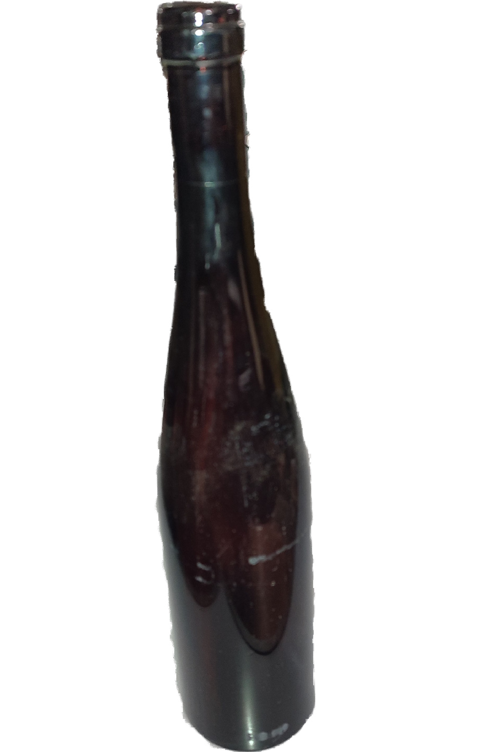 Rotweinflasche voll verkorkt