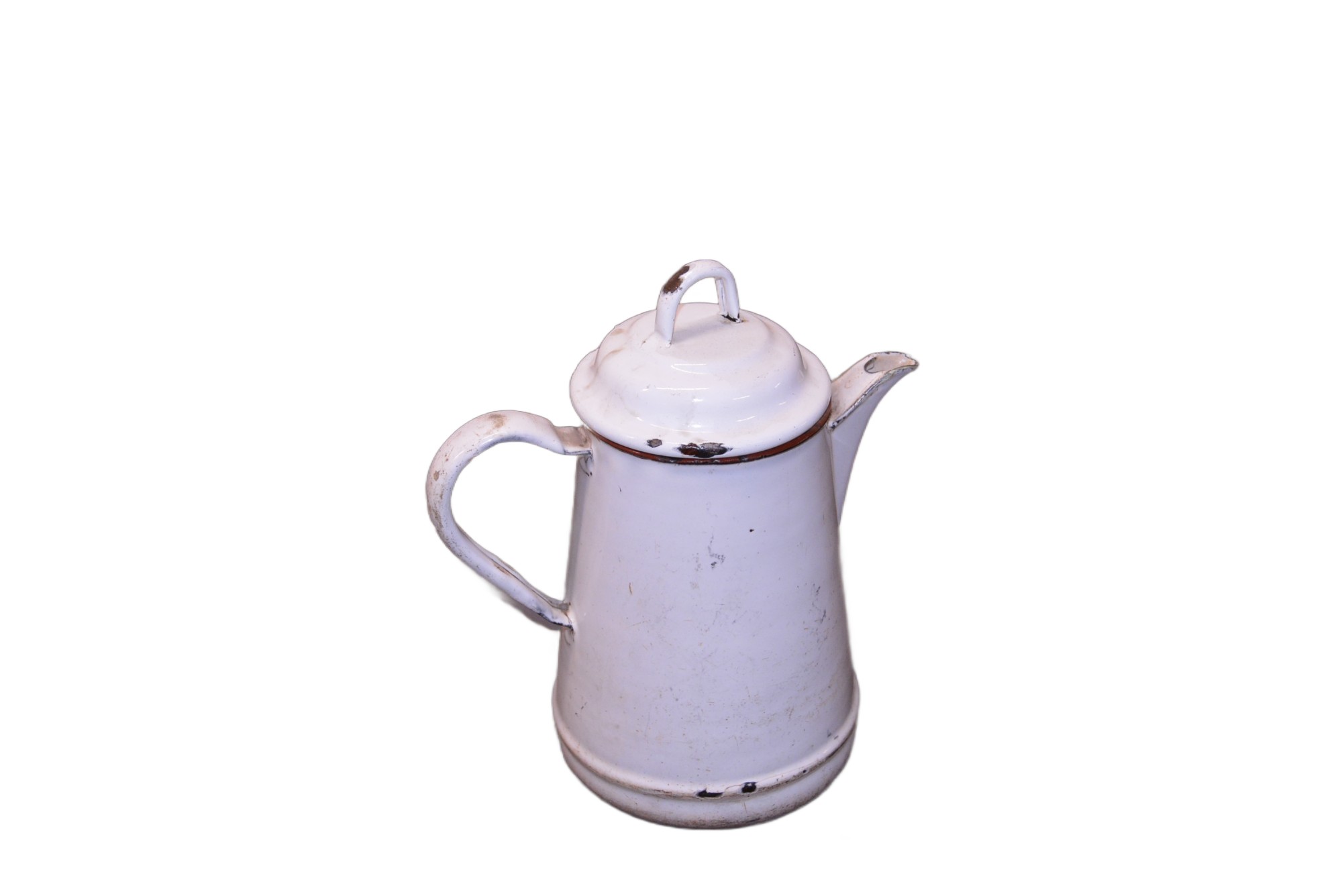 Emaille Kaffeekanne