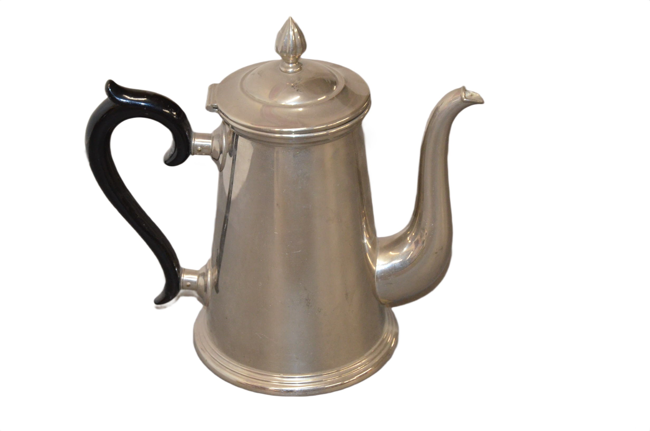 Silberne Kaffeekanne