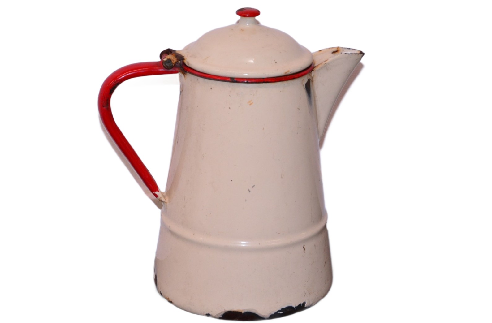 Emaille Kaffeekanne