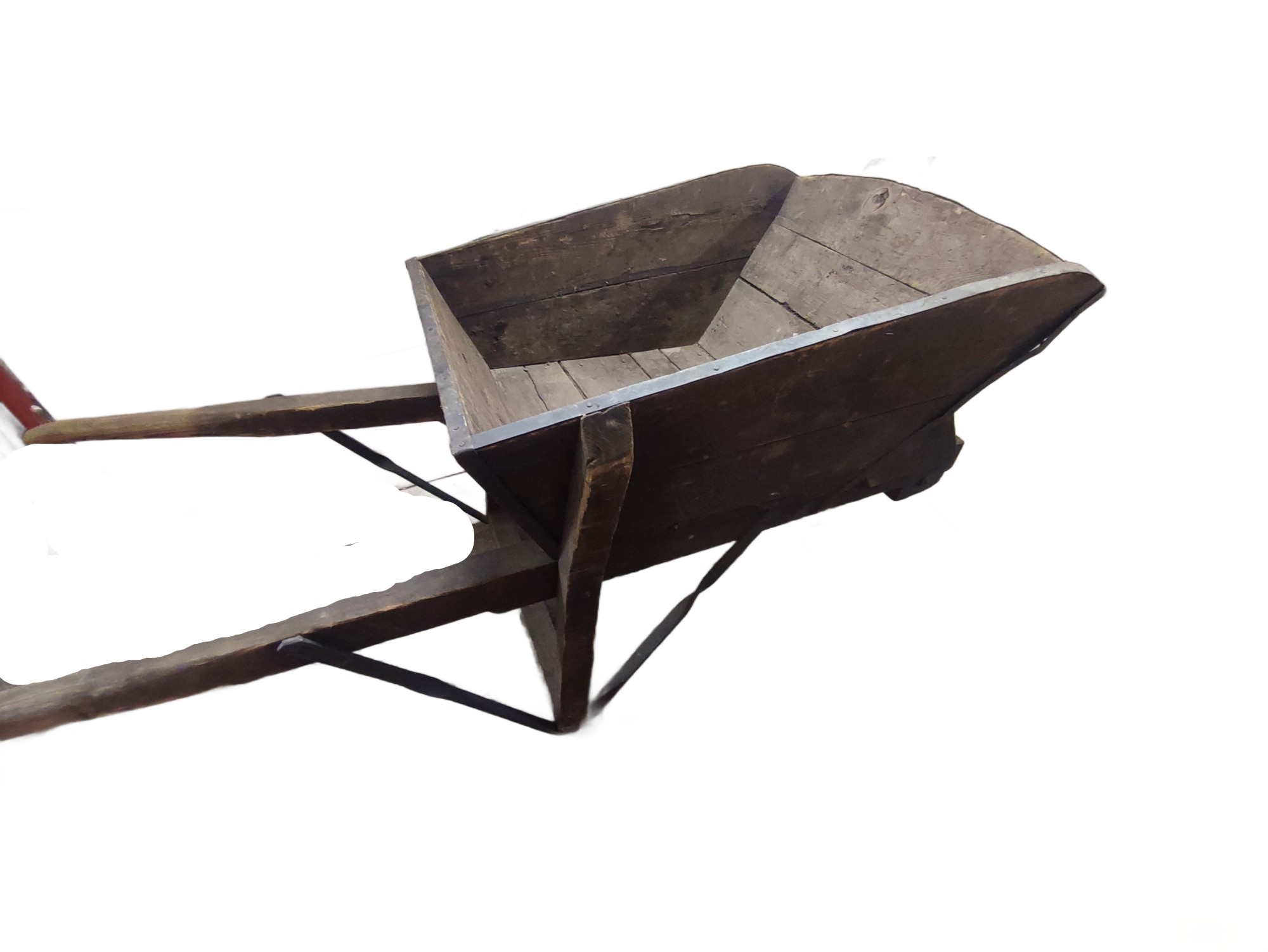 Holzschubkarre