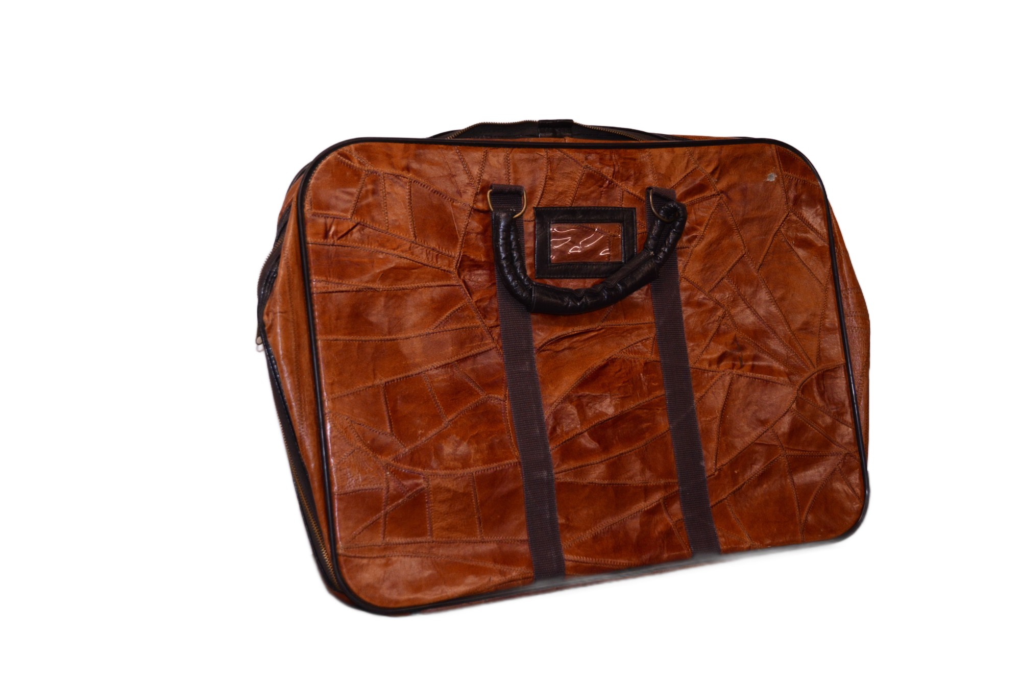 Lederdokumenten Tasche