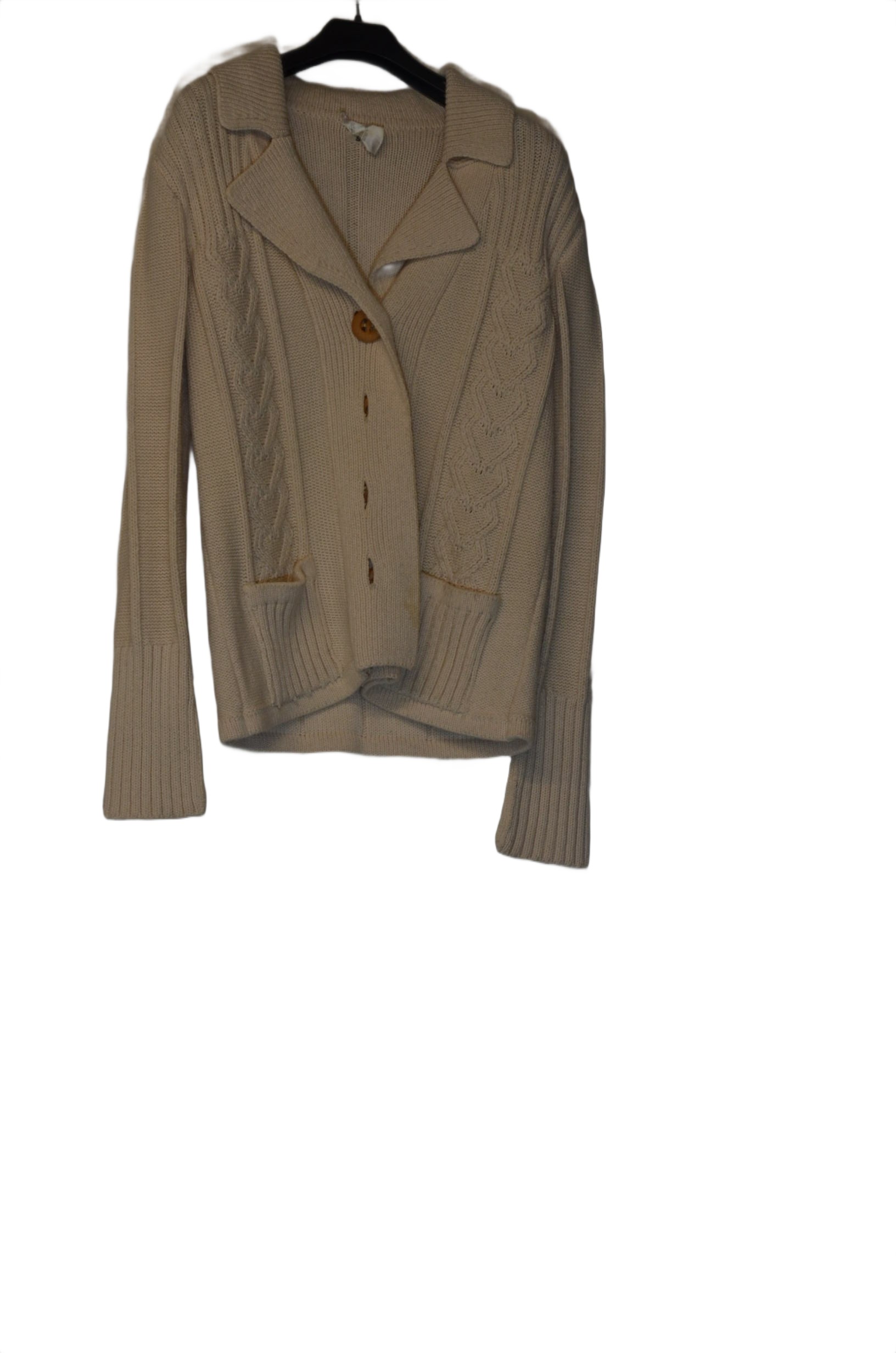 Strickjacke beige