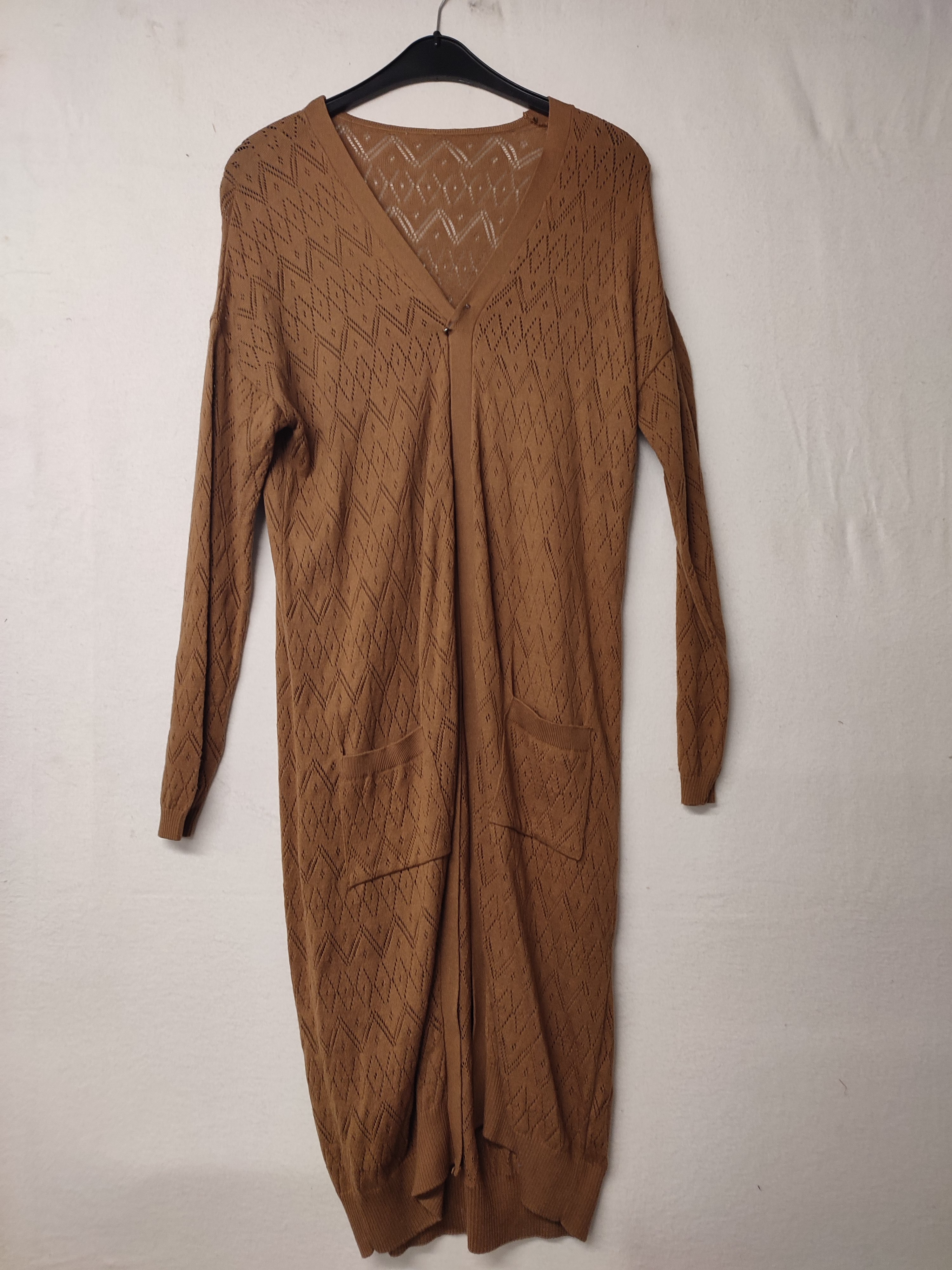 Braunes Strickkleid