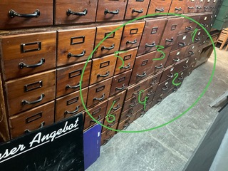 Apothekerschrank Teile