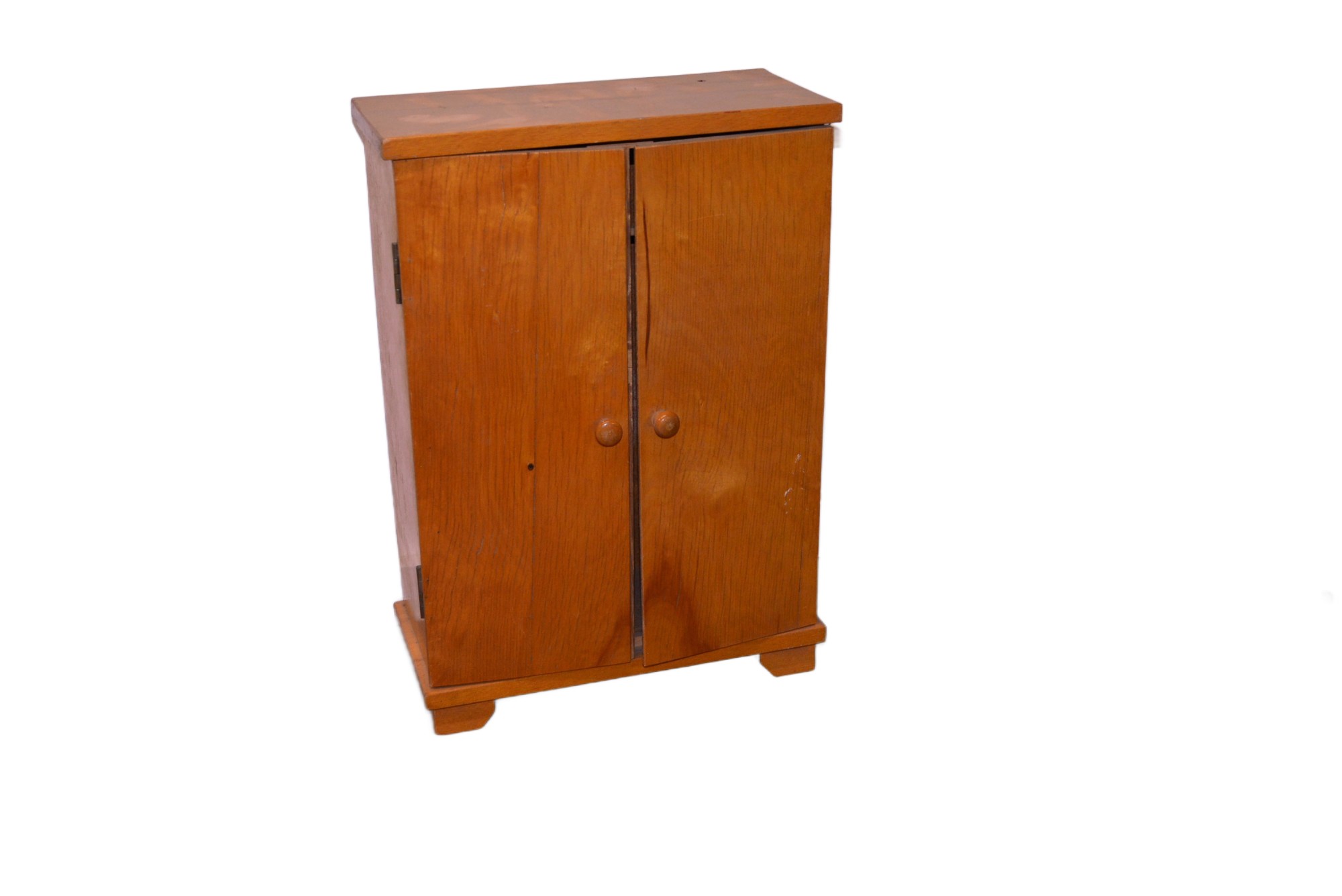 Puppen Holzschrank