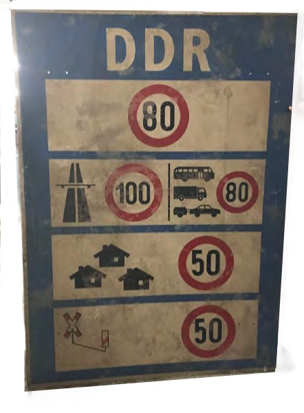 Verkehrszeichen BILD336 DDR