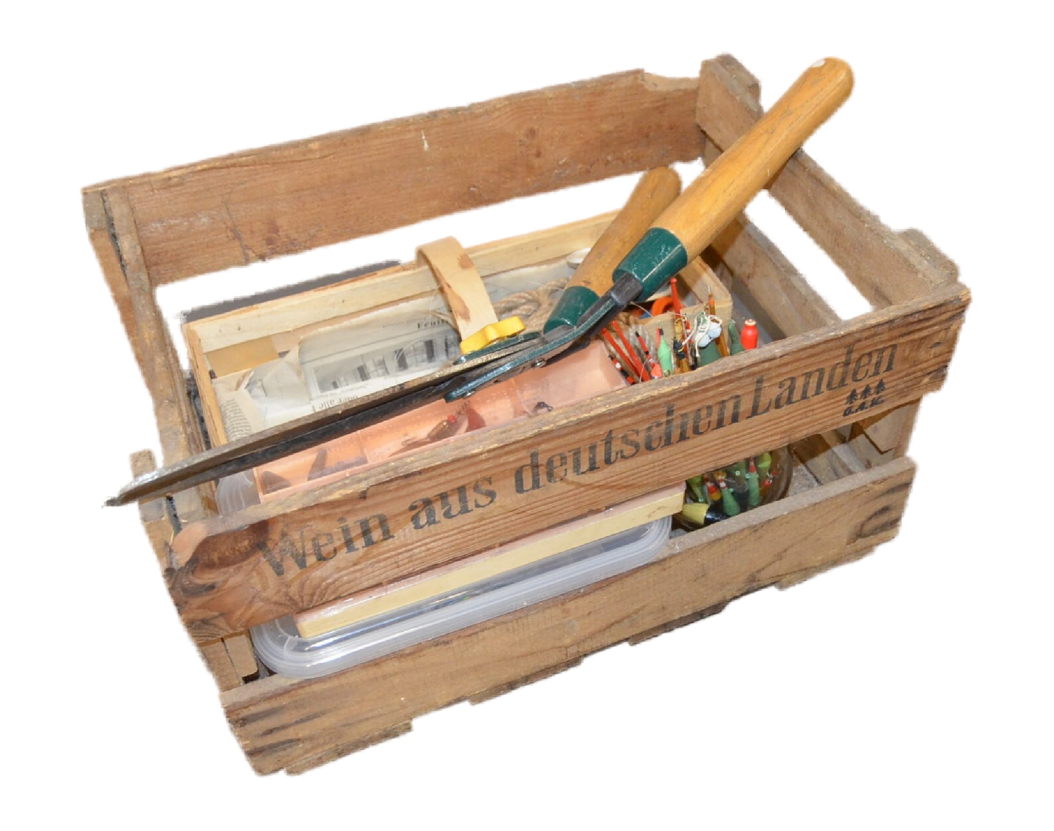 Kiste mit Kellerzeug