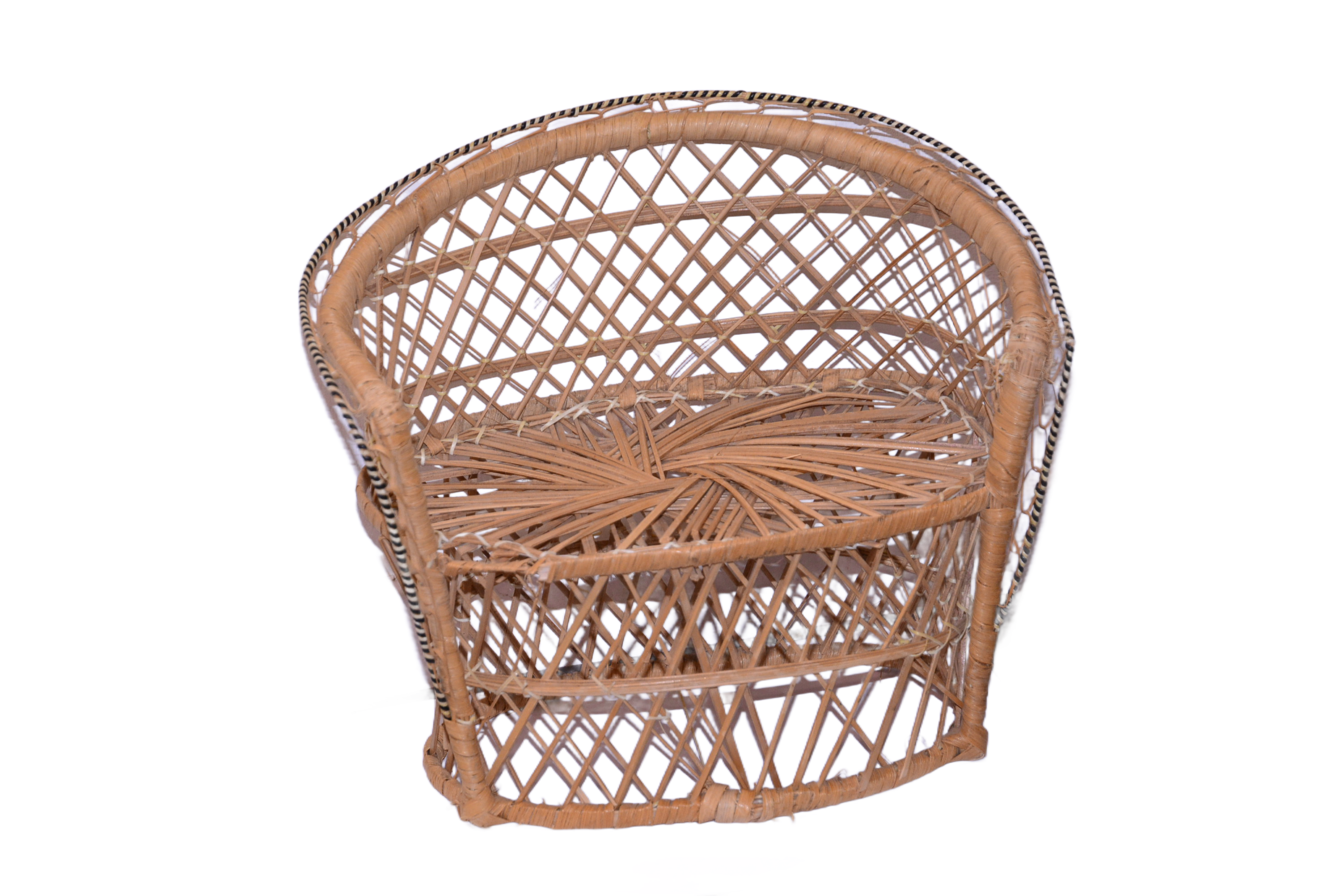 Puppensofa Rattan